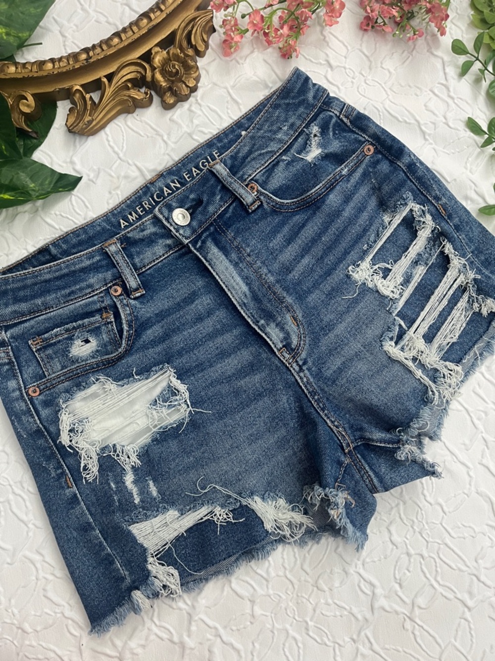 American Eagle Jean Mom Shorts size 8